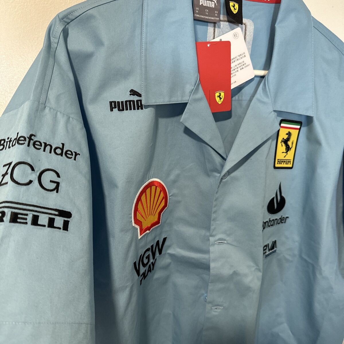 Scuderia Ferrari Team Miami Shirt Men (2024 Puma Special Scuderia Ferrari Team Miami Shirt Men (2024 Puma Special