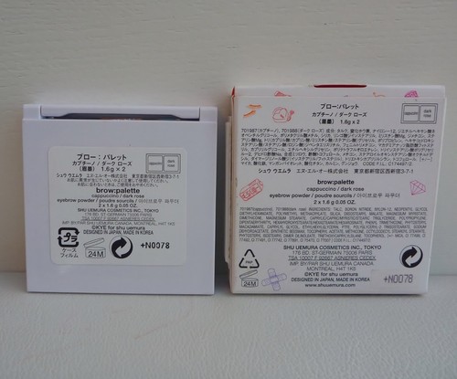 1x Shu Uemura KYE brow palette eye brow powder, #cappuccino / dark rose, BNIB - Picture 5 of 5