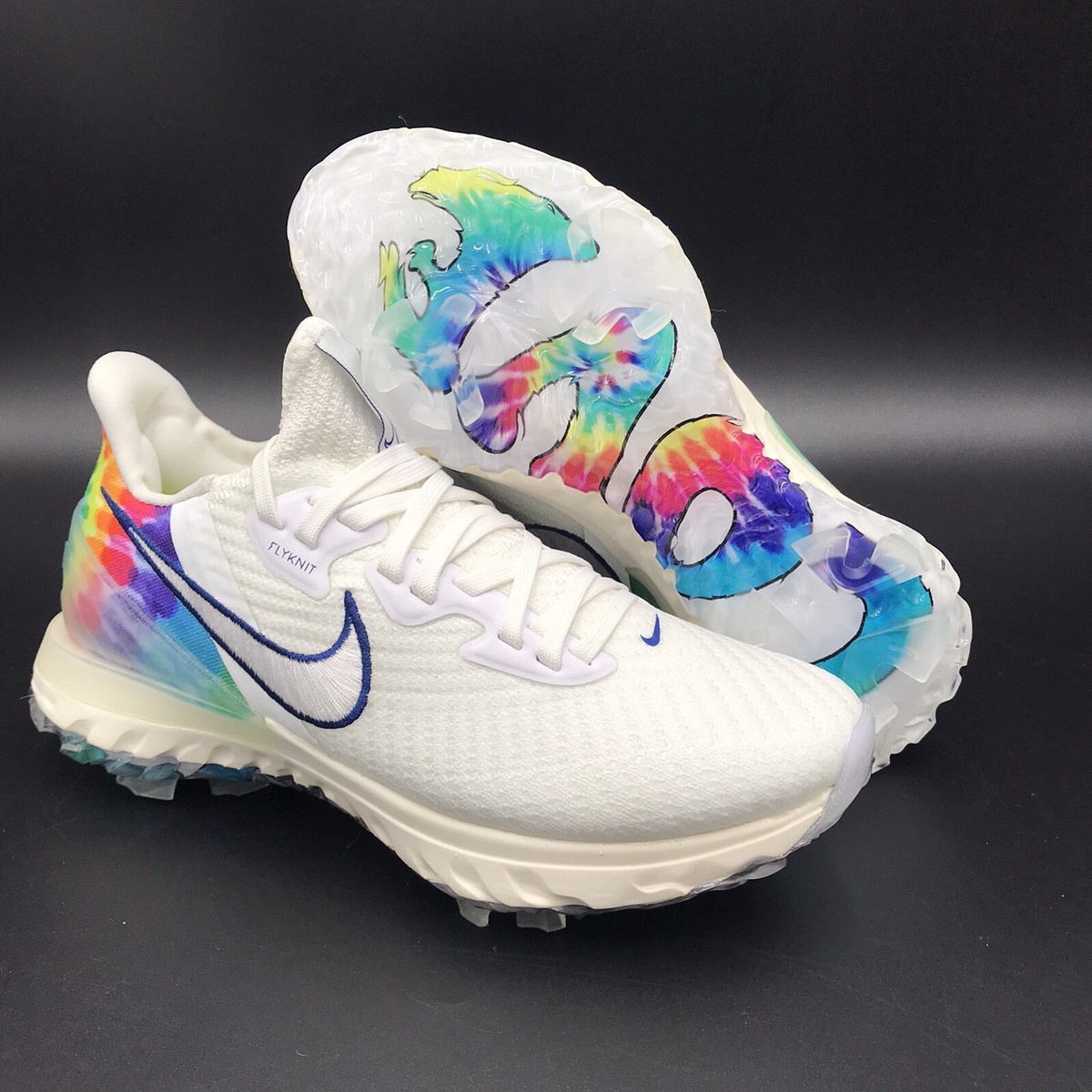 Nike ゴルフCT3732-100 Nike Air Zoom Infinity Tour NRG Tie Dye Peace Love Golf
