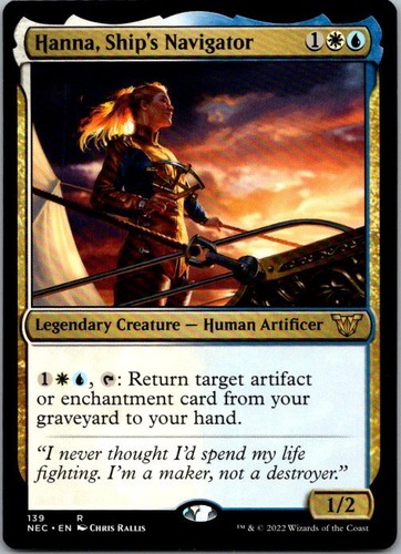 Risona Asari Commander FOIL , Kamigawa Neon Dynasty , NM , MTG