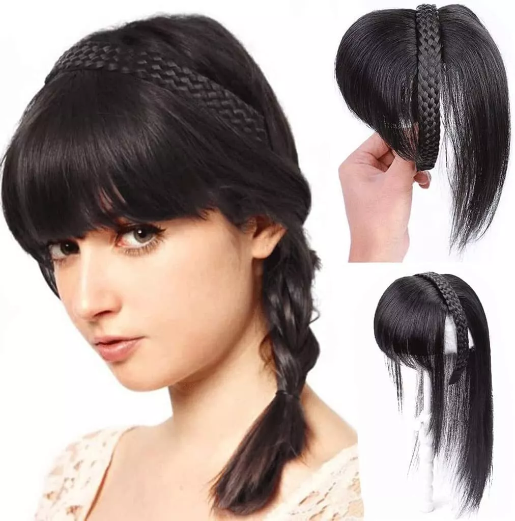 Headband cheap with bangs