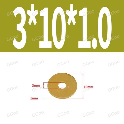 Messing Flachscheibe M2 M2,5 M3 M4 M5 M6 M8 M10 M12 M16 M18 M20 M22 M24 DIN 125A - Bild 13 von 83