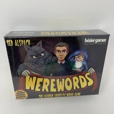 Bezier Games Werewords Hidden Identity Word Game Board Game (2017) Mfg Sealed!