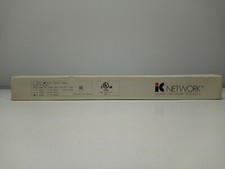 IC Network Rack Mount 24 Port Cat5e Patch Panel Black 766623513555 New in Box