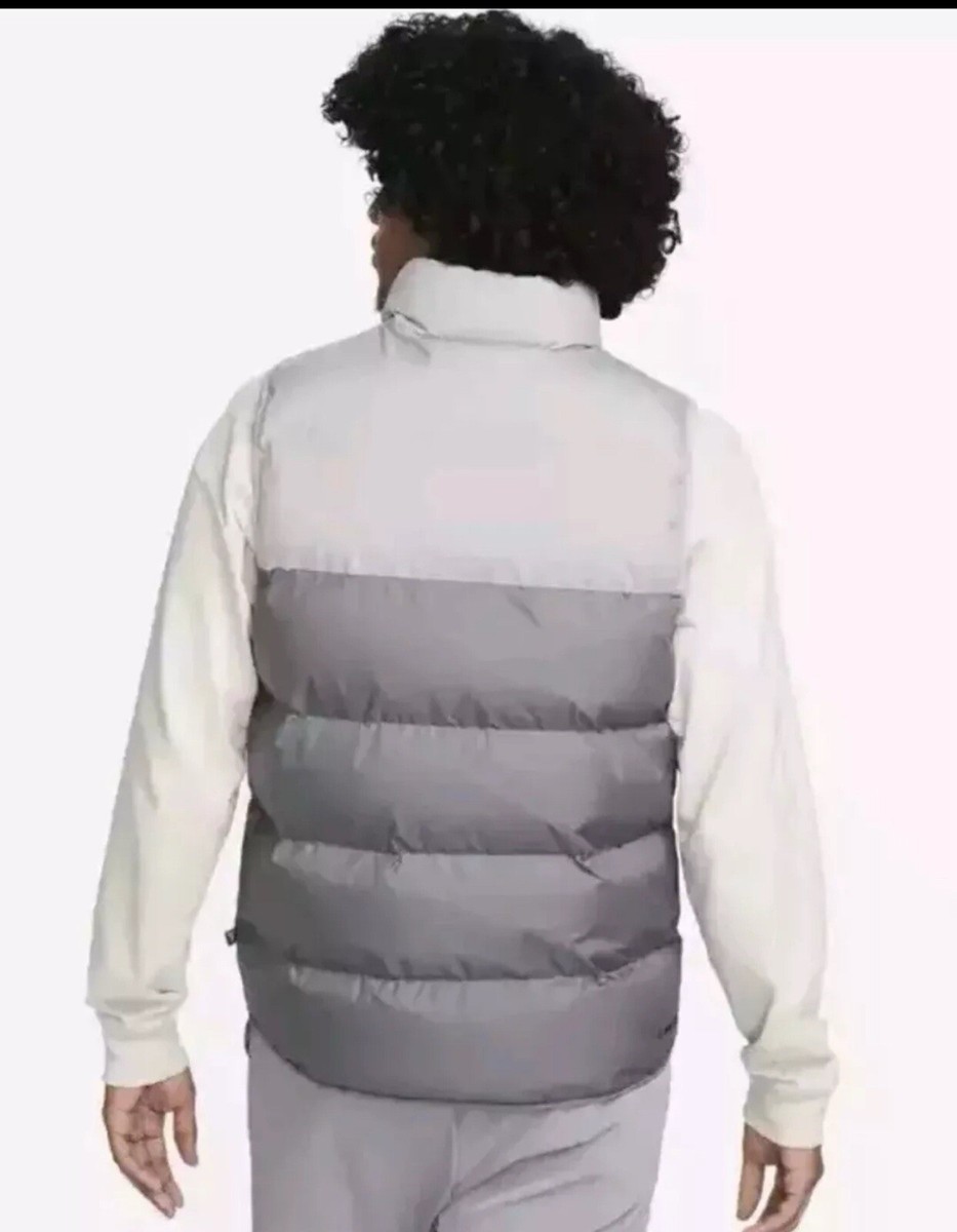 Nike ダウンベスト リフレクトシルバー Nike Storm-FIT Windrunner Primaloft Puffer Vest Gray Mens Sz S