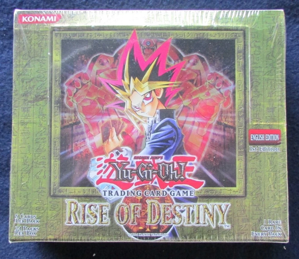 Yu-Gi-Oh! TCG Rise of Destiny Sealed Collectible Card Game Boxes