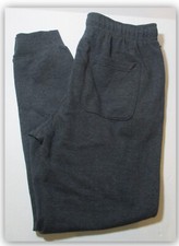 Goodfellow ultra-soft fleece pants CHARCOAL SMALL or XXL elastic  tie 3 pocket