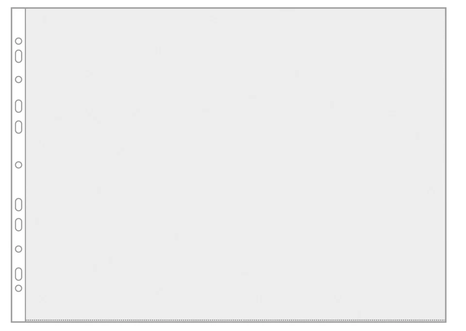 10x Veloflex Prospekthülle A3 quer glasklar , Prospekthüllen Klarsichthüllen
