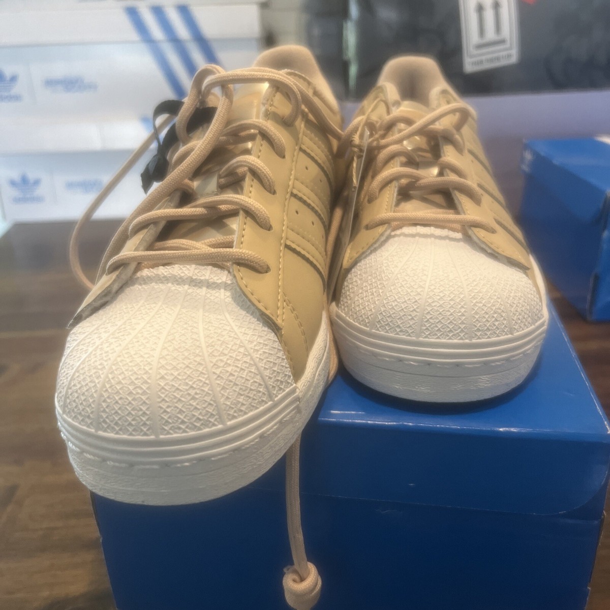SUPERSTAR GOIDEN  サイズ37 Size 6 - Adidas Superstar Magic Beige Gold W for sale online | eBay