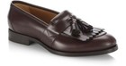 100% AUTH NEW MEN GUCCI QUEERCORE BROWN LEATHER TASSEL DRIVERS/LOAFERS UK 8/US 9 — photo 1