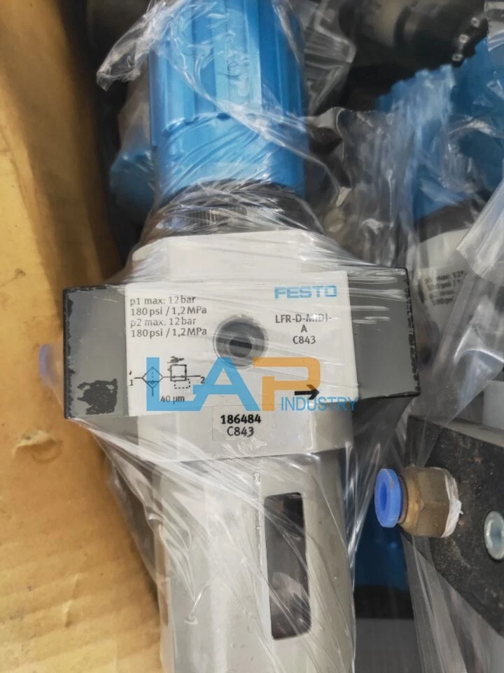 1PCS NEW FOR FESTO Filter Regulator Unit LFR-1/4-D-MIDI-A 186484 - Image 3 of 4