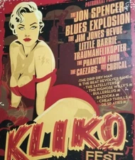 Leviathan 2013 KLIKO FEST Poster the Haarlem Garage Rock n Roll Festival PRINT