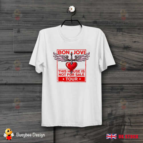 Cuerpo ruido compresión Esta casa no está a la venta gira Bon Jovi concierto unisex camiseta B608 |  eBay