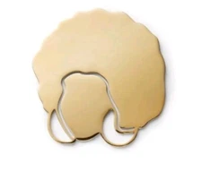 Tabitha Brown x Target Hey Donna Metallic Statement Pin Gold Tone