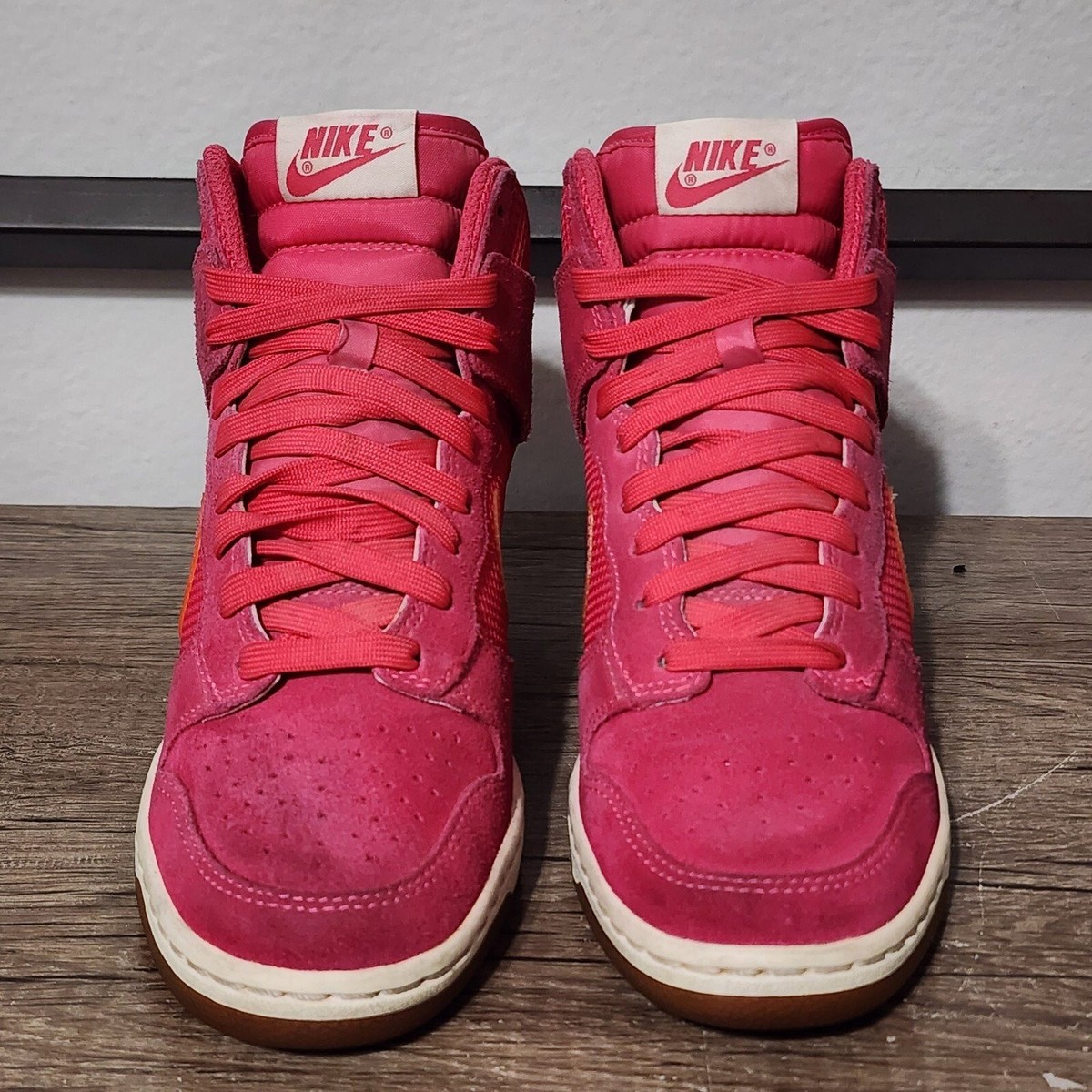 Nike Dunk Sky Hi Hidden Wedge 579763-600 Women's Shoes Size 7.5