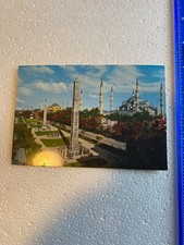 Postcard Turkey Istanbul Blue Mosqud and St Sophia 52B-366N