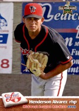 2009 Midwest League All-Stars Grandstand #2 Henderson Alvarez Valancia Venezuela