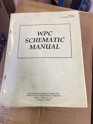 WPC Schematic Pinball Machine Manual