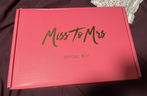 BRAUT Hochzeit Bride To Be - Miss To Mrs Box & David’s Braut Spitzenunterhose NEU!!