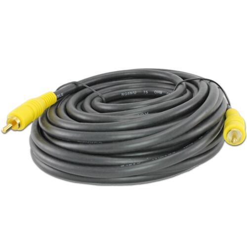 25FT FEET FOOT SINGLE RCA TV DVD VIDEO CABLE CORD SUBWOOFER 25' FT - Picture 1 of 1