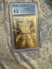 Pokemon Pikachu Celebrations Gold Metal UPC Promo Card MINT+ CGC 9.5
