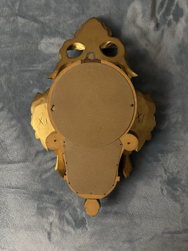 WESTERSTRAND TOREBODA 瑞典 ROCOCO GILT 花朵挂钟 — 第 2/2 张图片