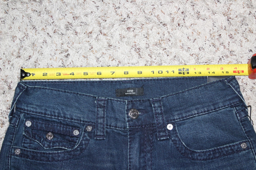True Religion Geno Jeans Men's 30 x 32 Flap Big T Relaxed Slim Denim $199.00 NEW - Picture 12 of 12