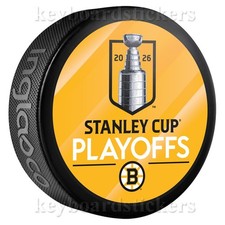 2026 NHL Stanley Cup Playoffs Boston Bruins Lock-Up Hockey Puck - PREORDER