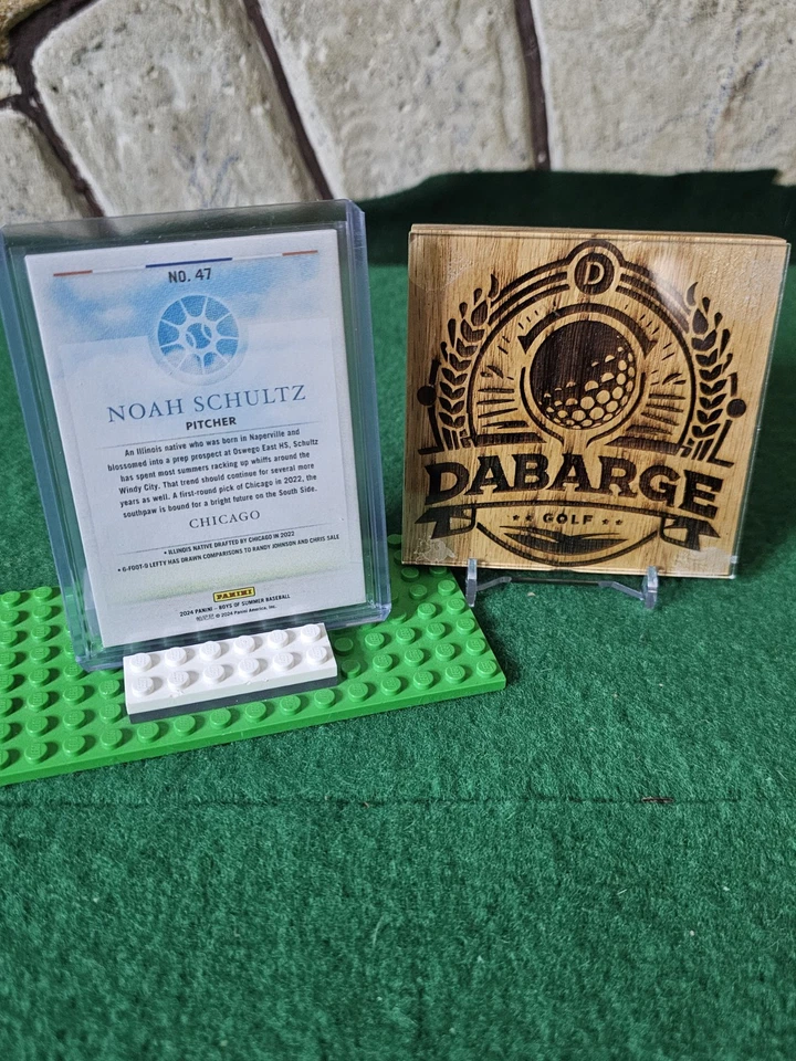 2024 Panini Boys Of Summer Noah Schultz Red Foil #/149 / #47 / Chicago White Sox - Image 2 of 2