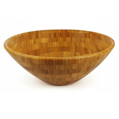Eco-Design Bowl XL: extra große Schale in edler Hirnholz-Optik,  O 35 cm  1.2 Kg