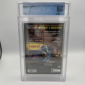 CGC 9.9 A++ Seal - Mega Man X Collection PlayStation 2 New Sealed Graded PS2