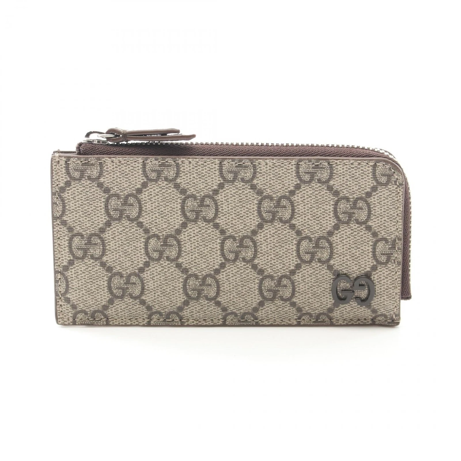3X Points Gucci Gg avec Détails Supreme Porte Monnaie Portefeuille PVC Toile enduite Cuir