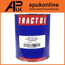 1L 1 Litre Tractol Off White for Case International IH Tractor Backhoe Sprayer