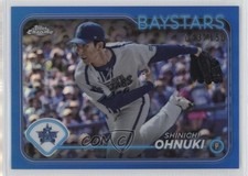 2024 Chrome NPB Nippon Professional Baseball Blue Refractor Shinichi Ohnuki 04cw