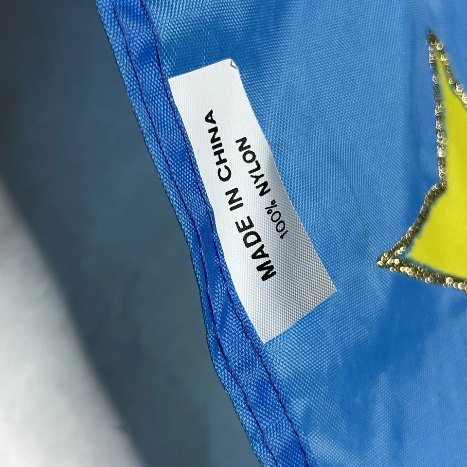 Vintage Celestial House Flag Sun And Moon And Stars 39”x28” - Image 4 of 4