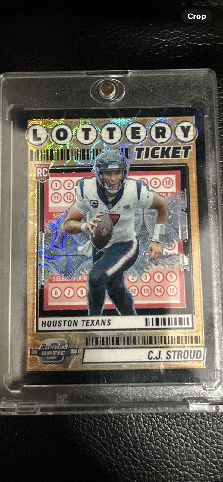 CJ Stroud Panini Contenders Optic Lottery Ticket #LT14 Black Scope