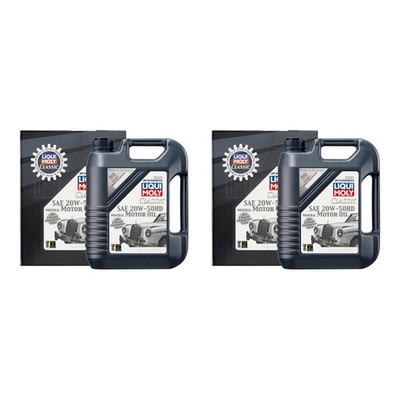 Liqui Moly 10L Engine Motor Oil - Classic Motoroil SAE 20W-50 HD (2x5L)