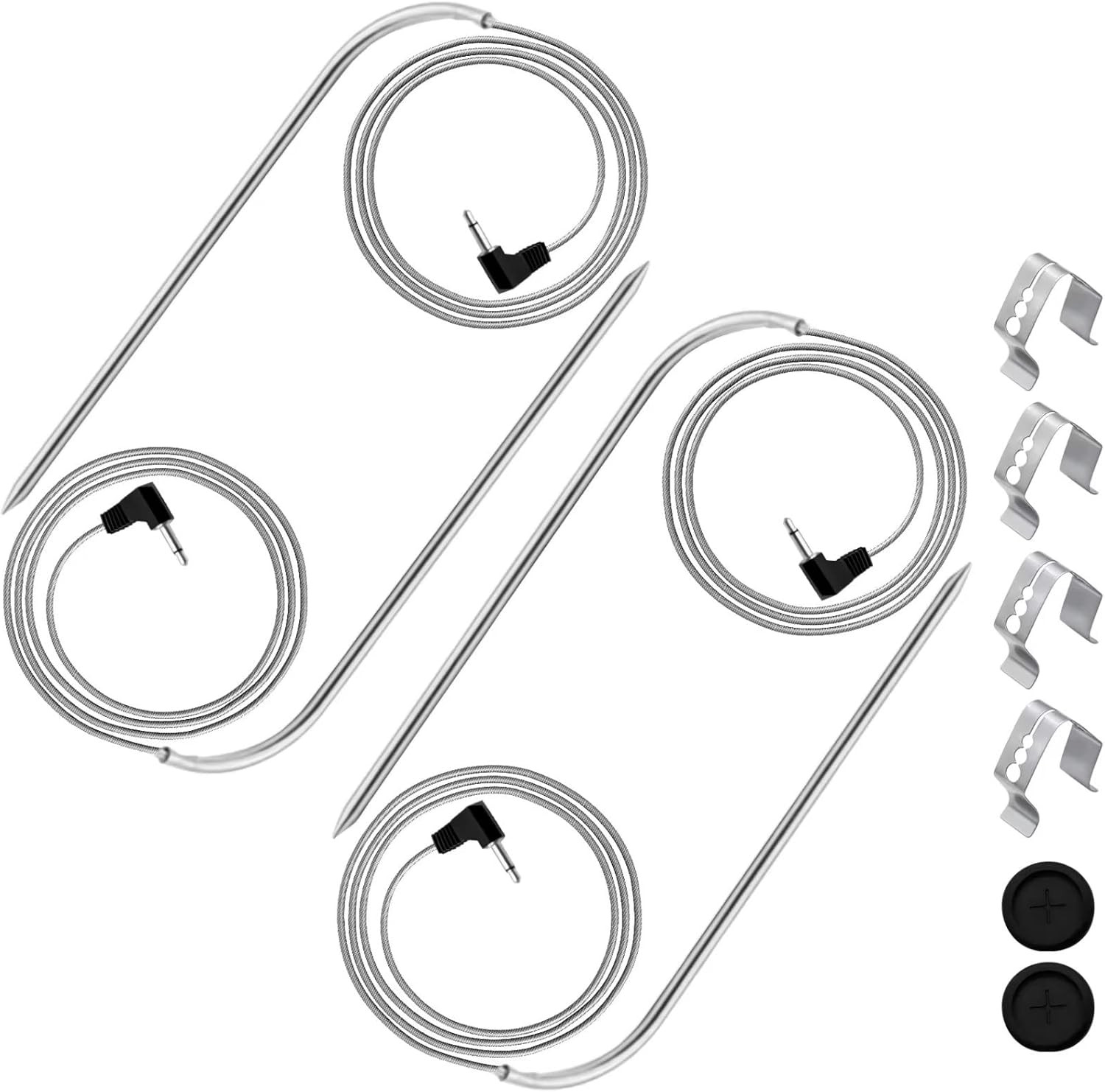 4-Pack Meat Probes Compatible with Masterbuilt Gravity Serie