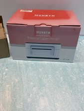 MUNBYN ITPP941 Thermal Label Printer Black/ White. 4x6 Labels. Complete.