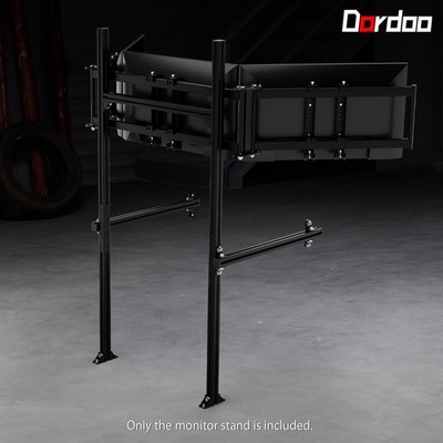Dardoo 3030 Aluminiumprofil Doppel TV Ständer für Aluminium Rennsim Cockpit