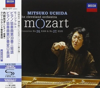 Mitsuko Uchida-Piano Concertos No. 20, K466 & No. 27, K595-JAPAN SHM-CD