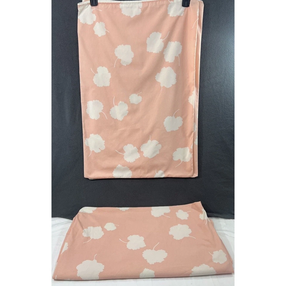 Fundas de almohada sábana plana vintage años 90 Liz Claiborne gráfico flor reina rosa blanco Foto 2 de 4