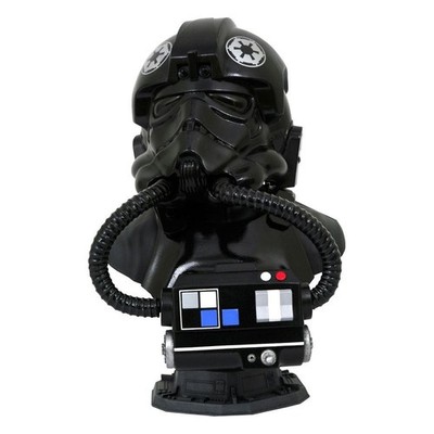 Star Wars The Clone Wars Legends in 3D Busto 1/2 TIE Pilot 25 cm Gentle Giant