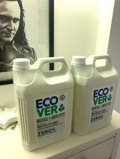Tough on Grease: Ecover Zero Washing Up Liquid Refill 5L for Sparkling Dishes 5.60 per litre