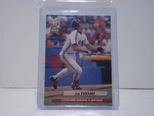 1992 Fleer Ultra Baseball Jim Thome Rookie Card. rookie card picture
