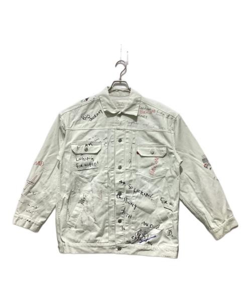 Ameri Gabrielle Women's Denim Jacket Graffiti Sty… - image 1