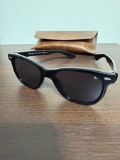 American Optical Sunglasses Saratoga Black 52  19-145 Auth Unisex w/Box, Case