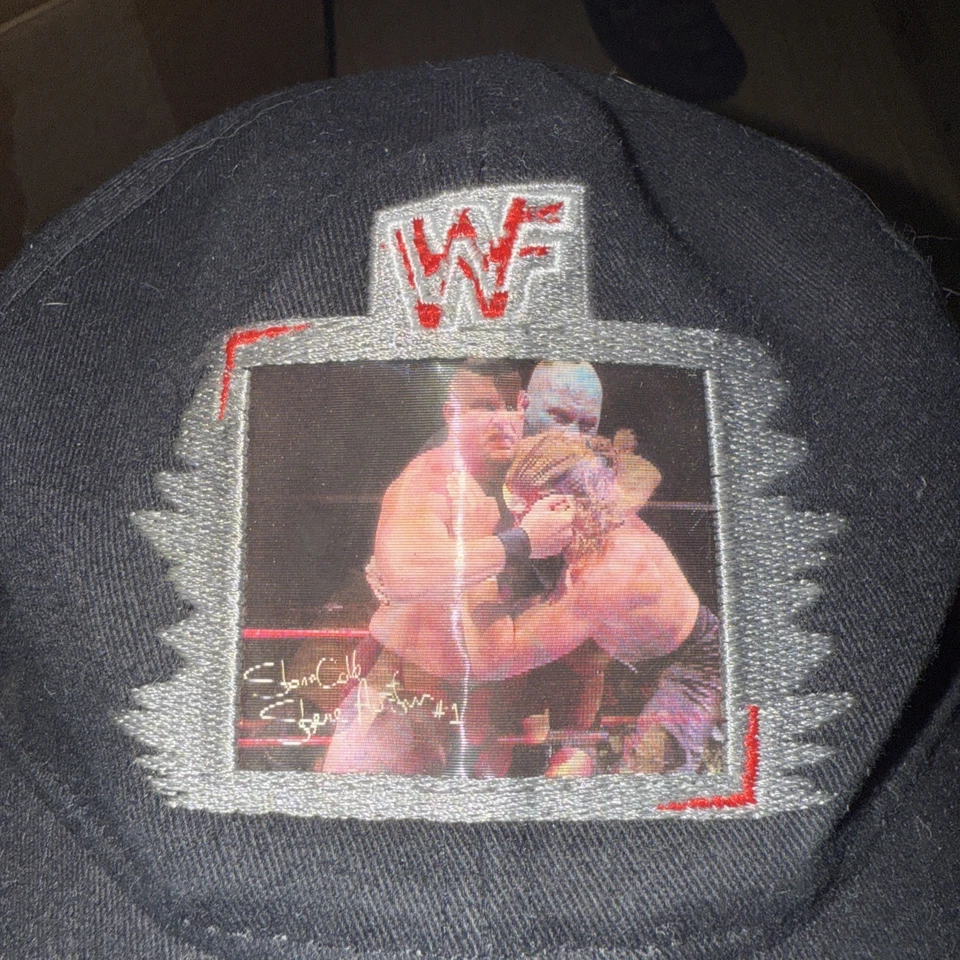 Винтажная молодежная бейсболка 90-х WWF Stone Cold Steve Austin Motion Changing - Изображение 4 из 4
