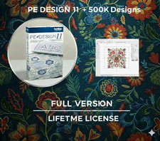 Brother Pe Design 11 Embroidery Digitizing Software 30 Min LIFETIME LICENSE
