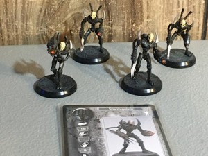 A33513 RACKHAM AT-43 THERIAN STORM GOLEMS 4 PK MINIATURES W CARD